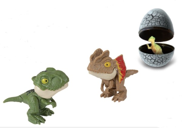 Encontraproduto.com.br - Brinquedo Dino Ovo - Kit com 3 Dinos - Braskit