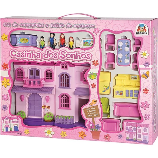 Encontraproduto.com.br - Casinha Dos Sonhos Suite Com Som De Campainha - Braskit