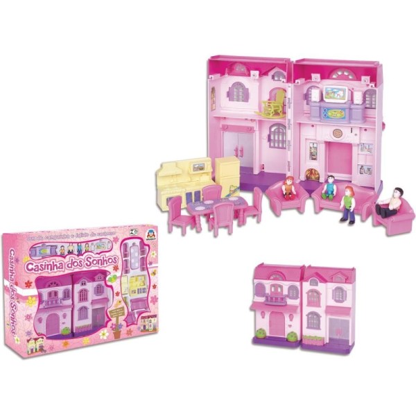 Encontraproduto.com.br - Casinha Dos Sonhos Suite Com Som De Campainha - Braskit