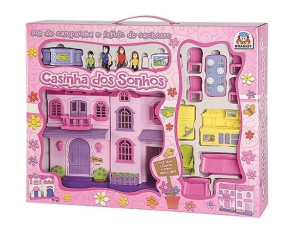 Encontraproduto.com.br - Casinha Dos Sonhos Suite Com Som De Campainha - Braskit