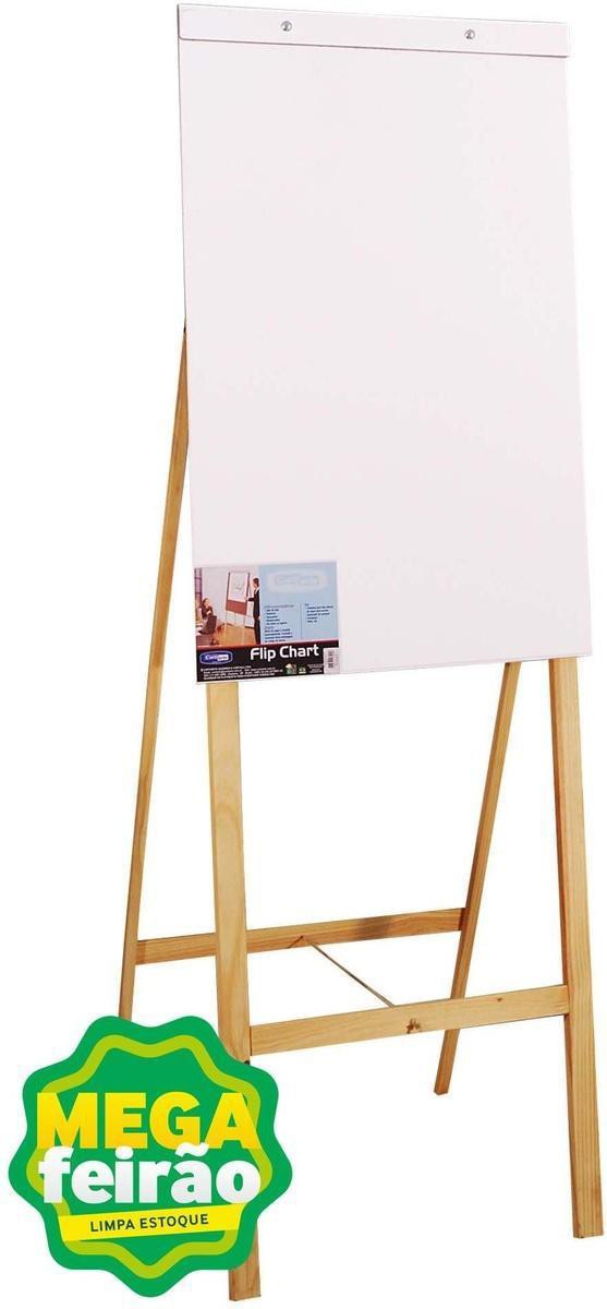 Flip Chart de Madeira Cortiarte Branco 7005
