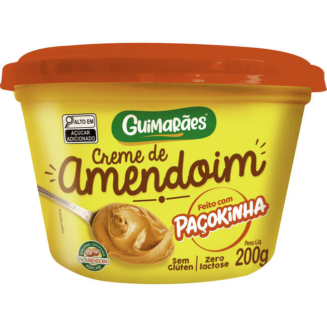 Encontraproduto.com.br - Creme De Amendoim Guimarães Paçoca Cremosa 200g