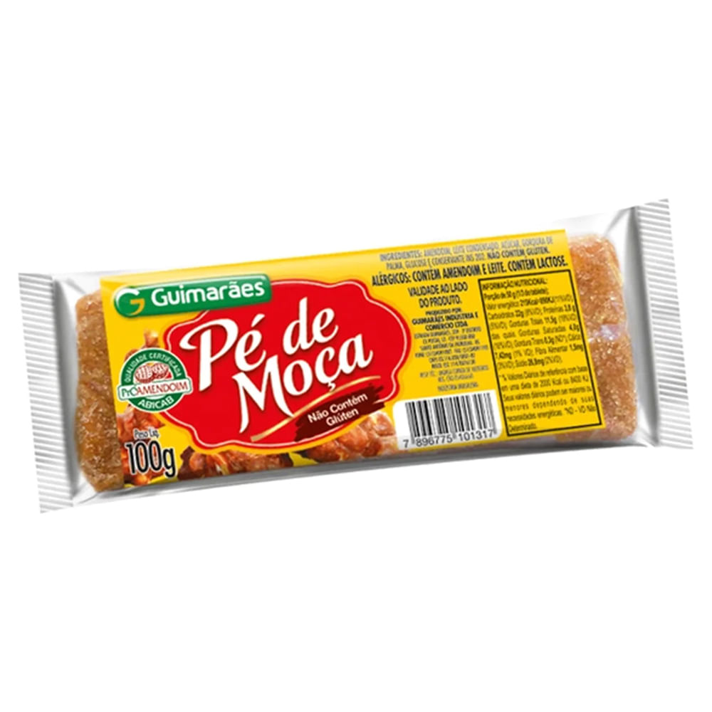 Encontraproduto.com.br - Kit 2 Doce Amendoim Guimarães Pé De Moça Leite Moça 100g
