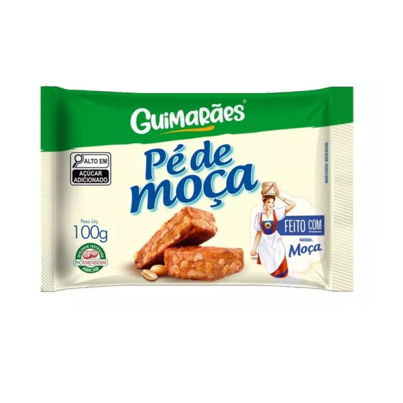 Encontraproduto.com.br - Kit 2 Doce Amendoim Guimarães Pé De Moça Leite Moça 100g