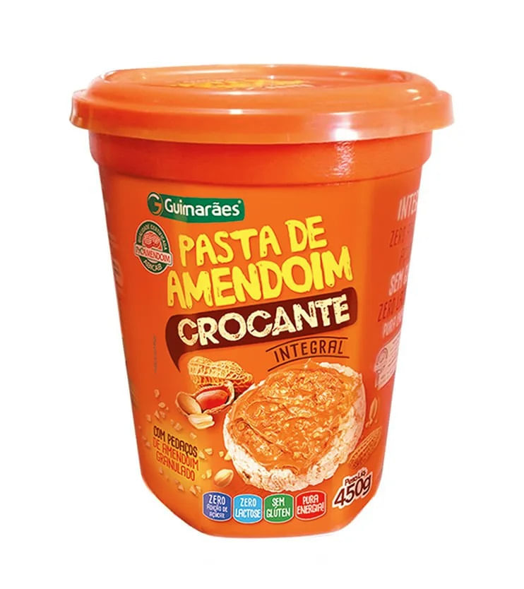 Encontraproduto.com.br - Pasta De Amendoim Guimaraes Crocante 450G