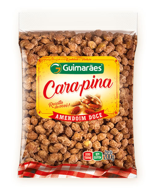 Encontraproduto.com.br - Doce de Amendoim Guimarães Carapina Pacote com 200g