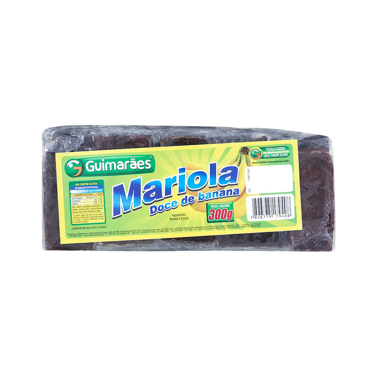 Encontraproduto.com.br - Mariola Banana Guimarães Pacote 300g