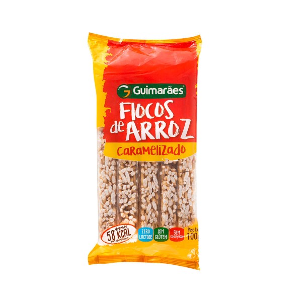 Encontraproduto.com.br - Flocos De Arroz Guimarães Caramelizado 100g
