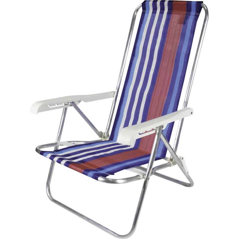 Encontraproduto.com.br - Cadeira de Praia Reclinável 4 Posições 25000 Bel Fix