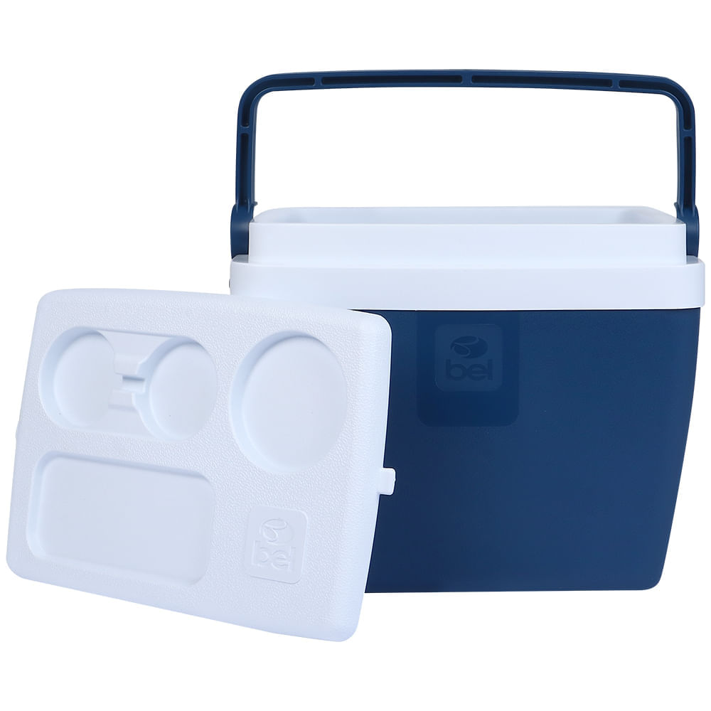 Encontraproduto.com.br - Caixa Térmica Bel 12 Litros, Azul