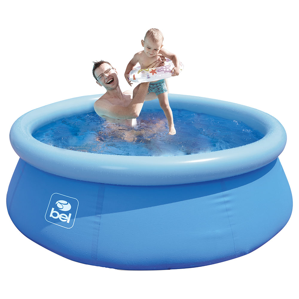 Encontraproduto.com.br - Piscina Inflável Redonda 1000 Litros  - 100000 - Bel Fix