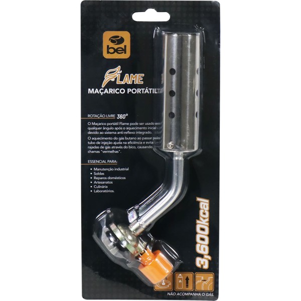 Encontraproduto.com.br - Maçarico Flame Portátil a Gás Bel