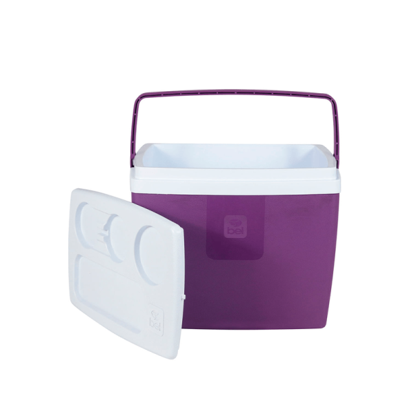 Encontraproduto.com.br - Caixa Térmica Belfix Açai Com Alça E Porta Copos 19l