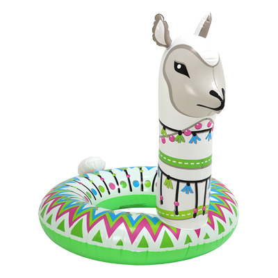 Boia Inflável Circular Alpaca Praia Piscina 104cm X 80cm Bel