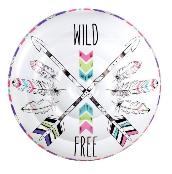 Encontraproduto.com.br - Boia Inflável Gigante Wild And Free Colchão P/ Piscina Bel