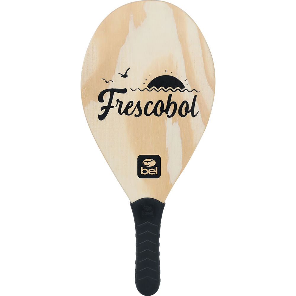 Encontraproduto.com.br - Kit Frescobol 2 Raquetes/Bola 4810 Bel Fix