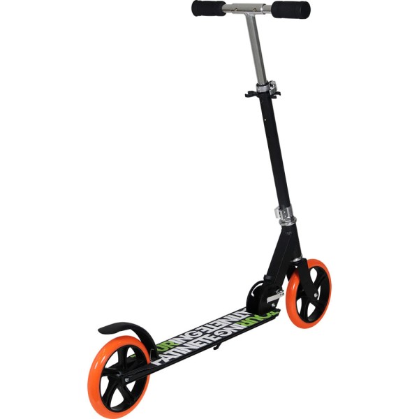 Encontraproduto.com.br - Patinete touring adulto preto/laranja - Bel Sports