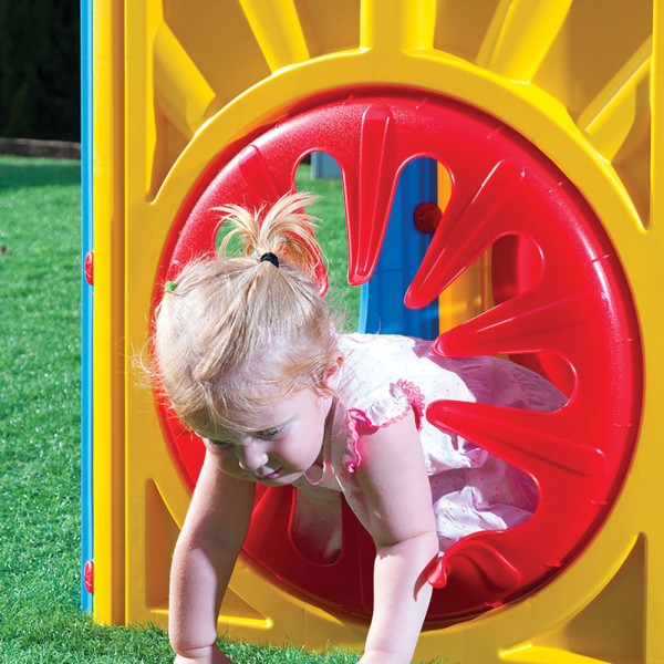 Encontraproduto.com.br - Túnel E Cubo Infantil Retrátil E Portátil Belfix Colorido