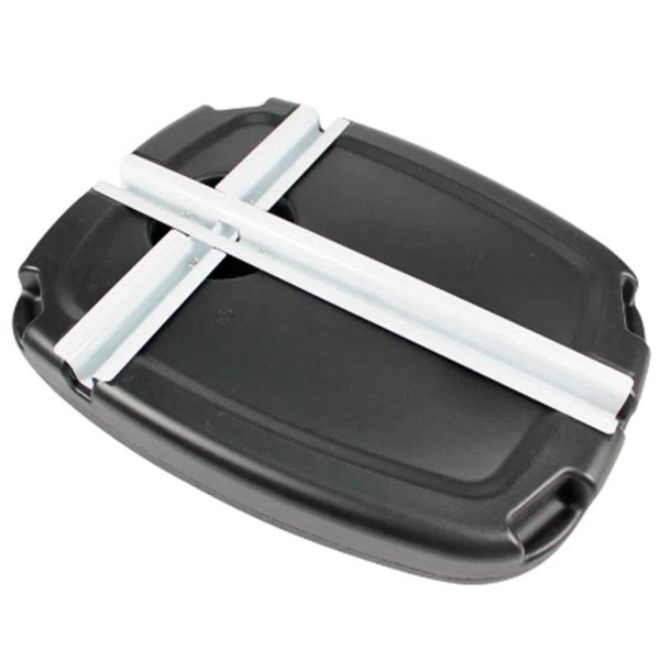 Encontraproduto.com.br - Ombrelone Bel Suspenso Buzios 3 Metros Giratorio 360º Com Base Em Abs - Cinza
