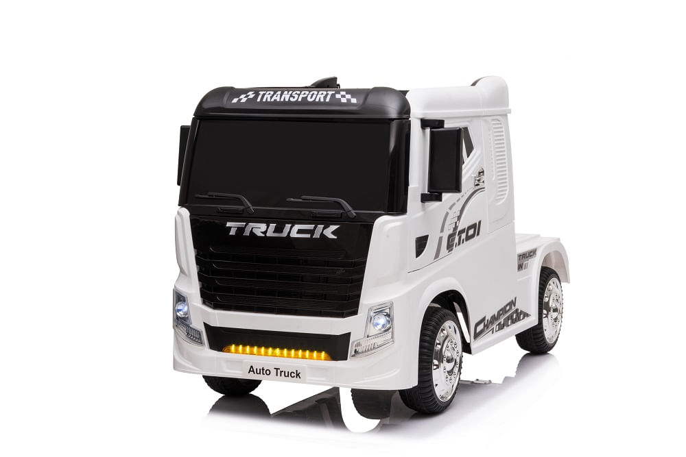 Caminhão Elétrico Infantil Sem Carreta 12V Branco Bel