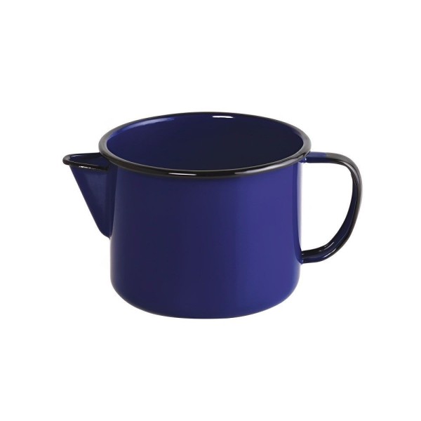 Encontraproduto.com.br - Caneca Leiteira Com Bico 1 Litro Esmaltada Ewel Original Off