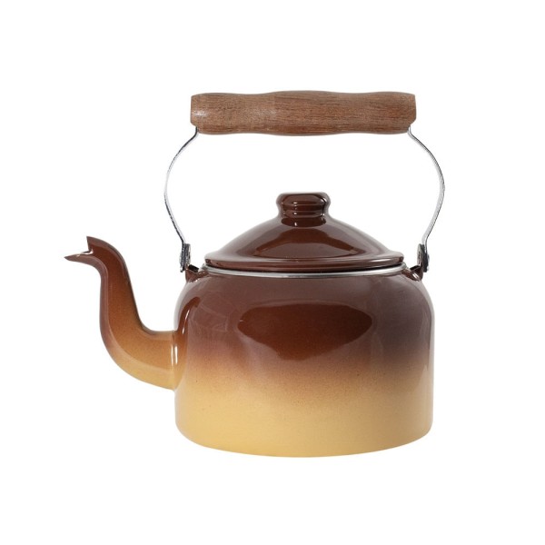 Encontraproduto.com.br - Chaleira tradicional em Agata - 1.8L  Indução Marrom e Bege