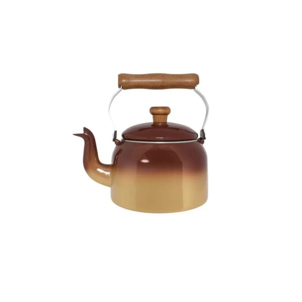 Encontraproduto.com.br - Chaleira tradicional em Agata - 1.8L  Indução Marrom e Bege