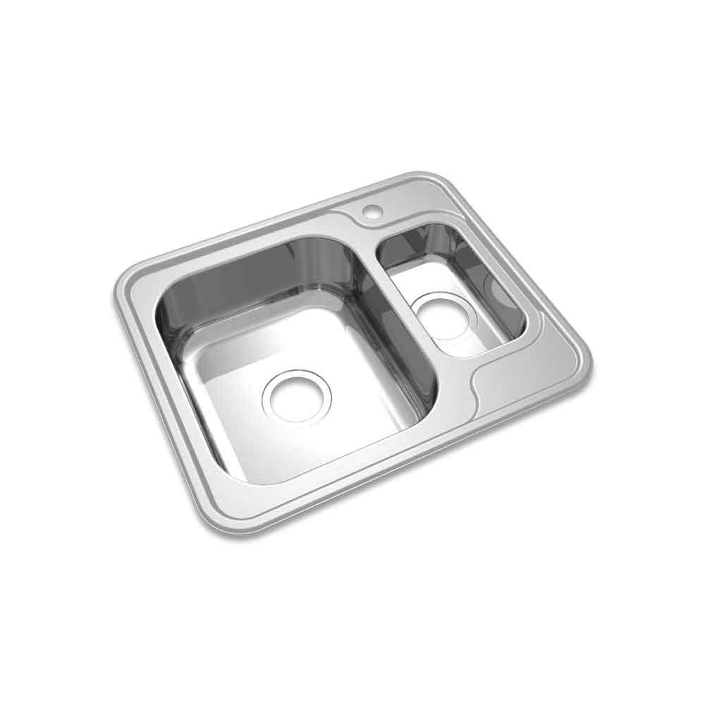 Cuba de inox 61x51cm Quadrada CS34 Mekal