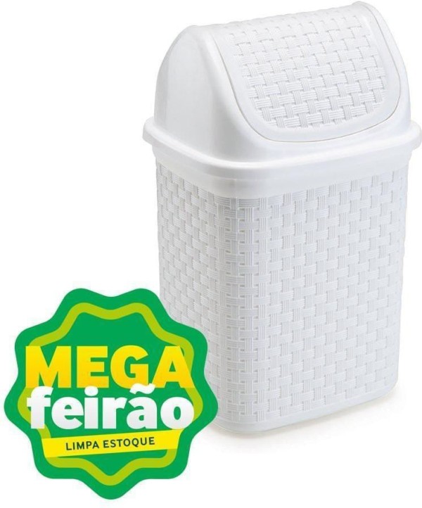 Encontraproduto.com.br - LIXEIRA PIA RATTAN BASC BC 4,5L 134/B