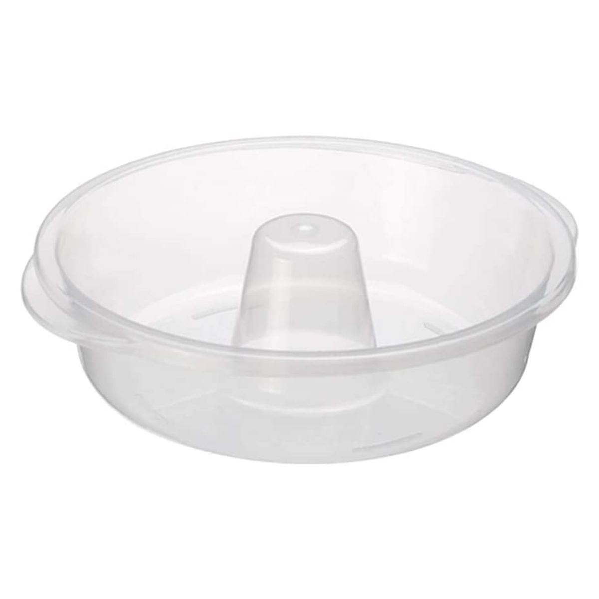 Forma De Pudim Para Micro-Ondas 23,5Cm Em Plástico Incolor