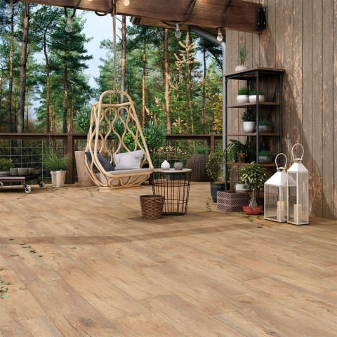 Piso Porcelanato Biancogres 26x106 Madeira Thimos Sabbia C61465S1
