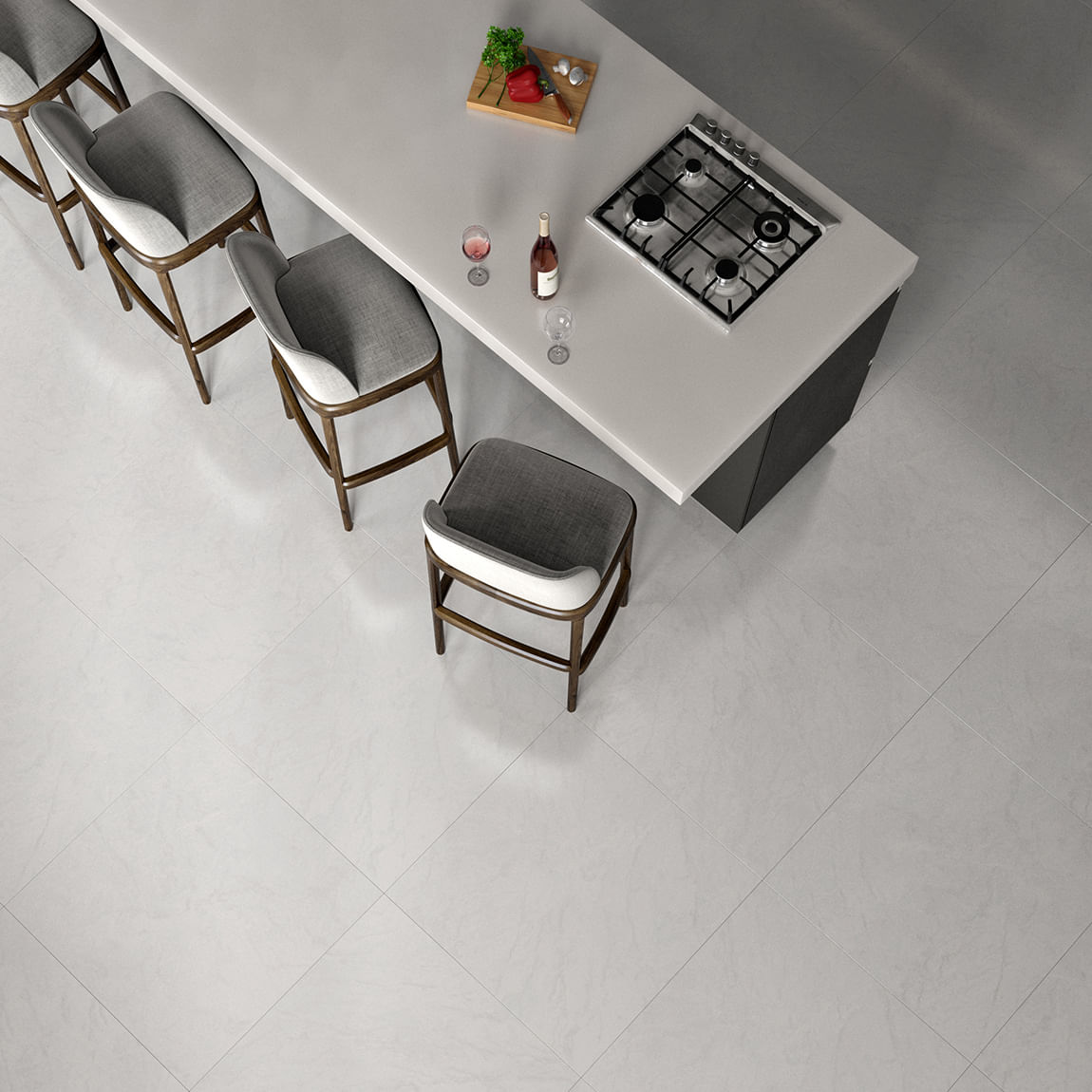 Encontraproduto.com.br - Porcelanato Retificado Marmo Egeu Satin 90x90 - Biancogres