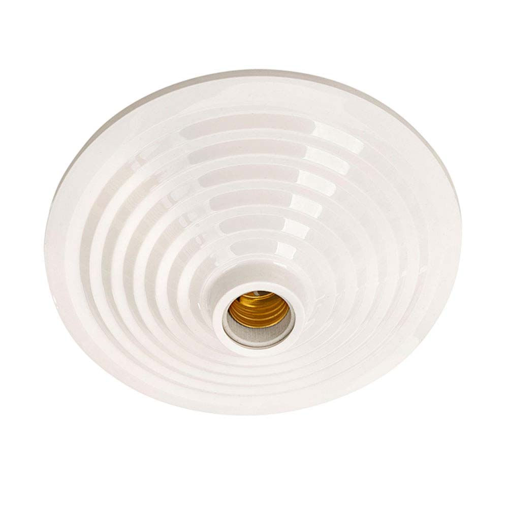 Plafon MC 1 Lâmpada E27 60W Branco Pavilonis