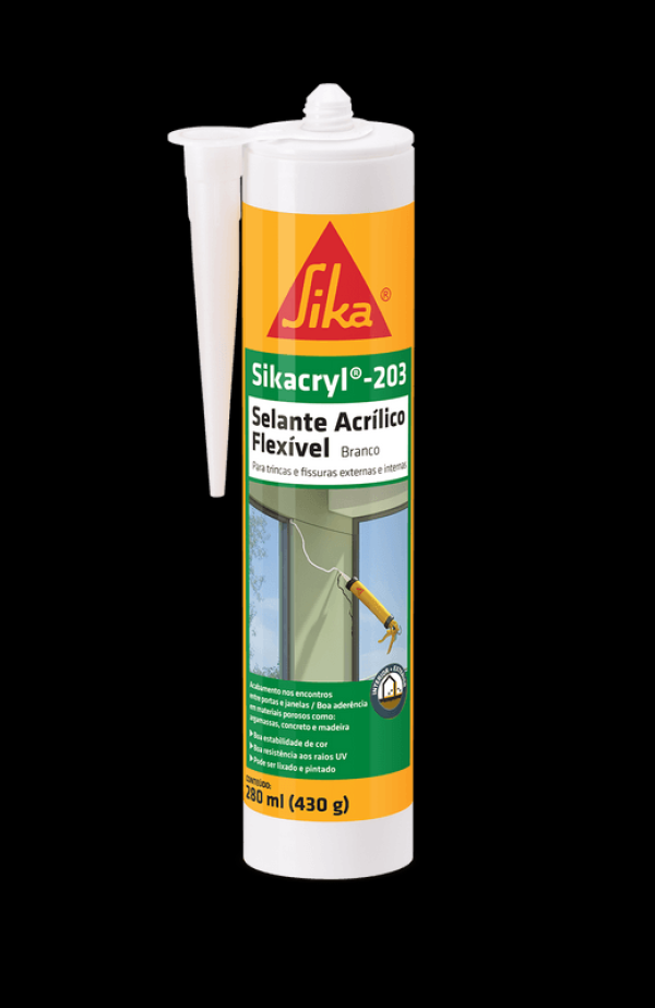 Selatrica para Paredes 280ml SIKACRYL 203 - SIKA