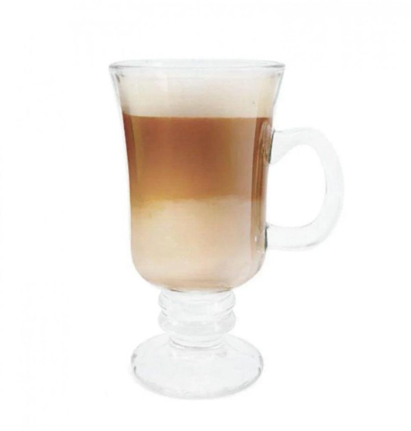 Encontraproduto.com.br - Jogo 6 Caneca Taça Cappuccino Café Irish Coffe 220ml - Lyor