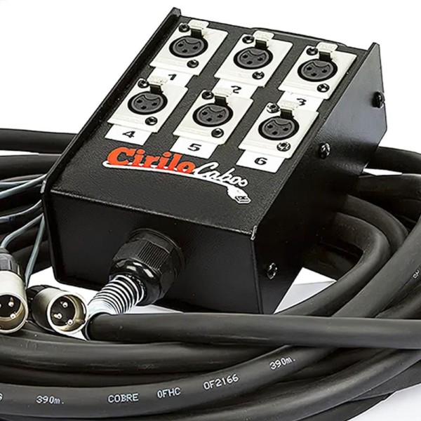 Encontraproduto.com.br - Medusa 6 Vias Montada Com Conectores Santo Angelo - 50 Mt