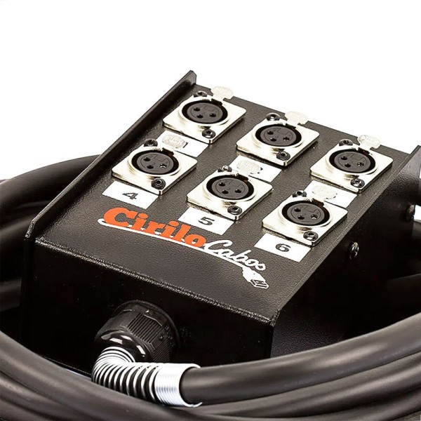 Encontraproduto.com.br - Medusa 6 Vias Montada Com Conectores Santo Angelo - 50 Mt