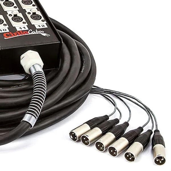 Encontraproduto.com.br - Medusa 8 Vias Com Conectores E Multicabos, Amphenol 20m