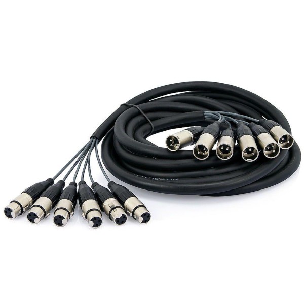 Encontraproduto.com.br - Multicabos Com Conectores Xlr 6 Vias Amphenol - 45 Mt