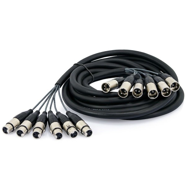 Encontraproduto.com.br - Multicabos Com Conectores Xlr 6 Vias Amphenol - 50 Mt