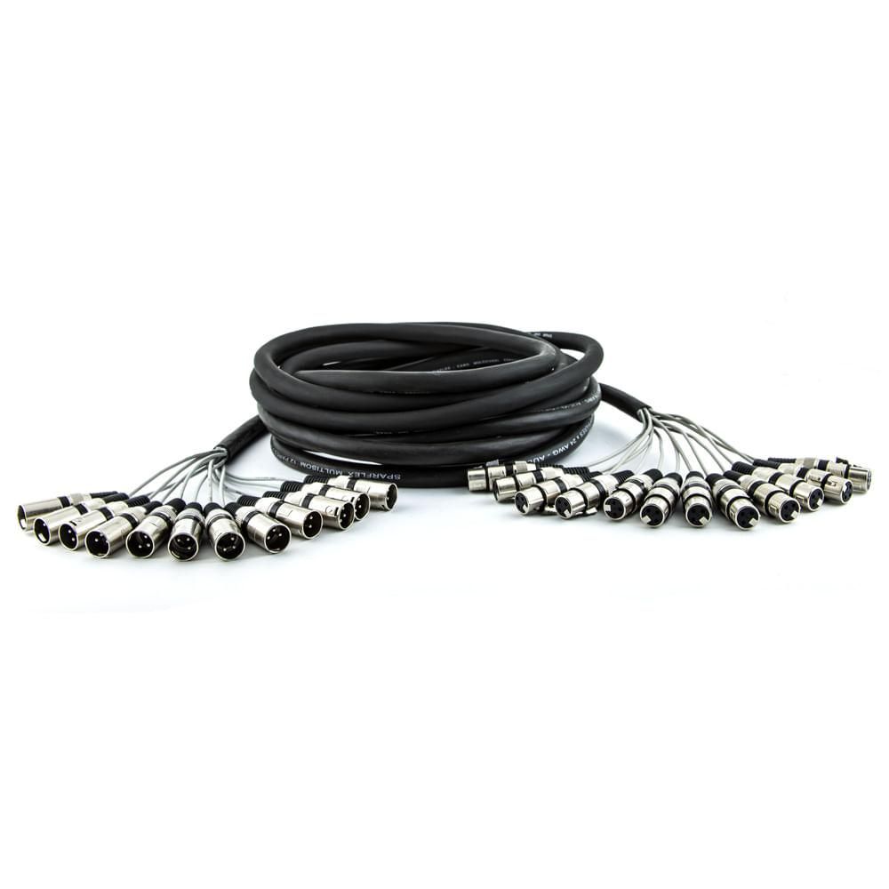 Encontraproduto.com.br - Multicabos Com Conectores Xlr 12 Vias Cirilo Cabos 10 Metros