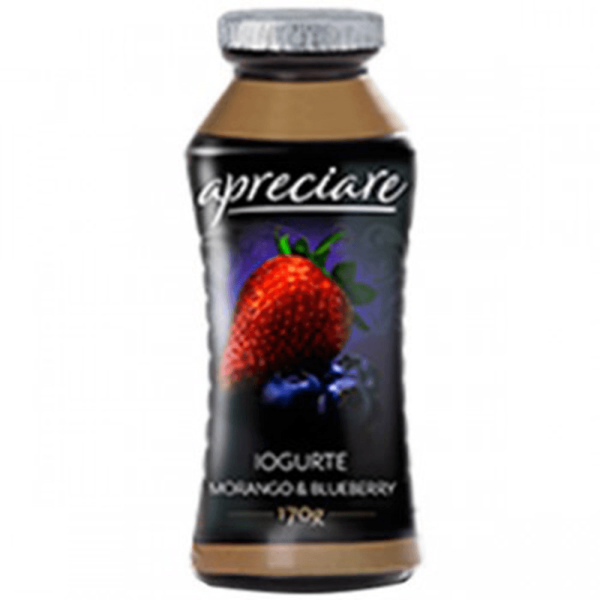 Encontraproduto.com.br - Iogurte sem Lactose Apreciare de Morango e Blueberry 170g