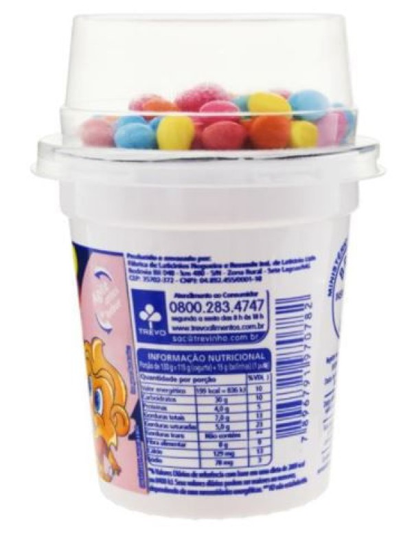 Encontraproduto.com.br - IOGURTE TREVINHO KIDS CONFEITOS 130G