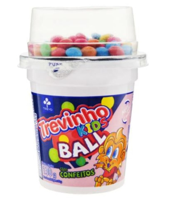 Encontraproduto.com.br - IOGURTE TREVINHO KIDS CONFEITOS 130G