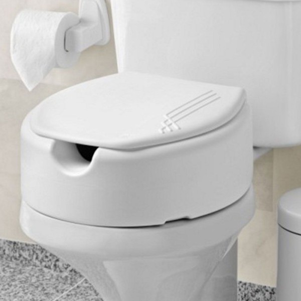 Encontraproduto.com.br - Assento Sanitário Mebuki Oval Elevado de 13,5 cm Branco