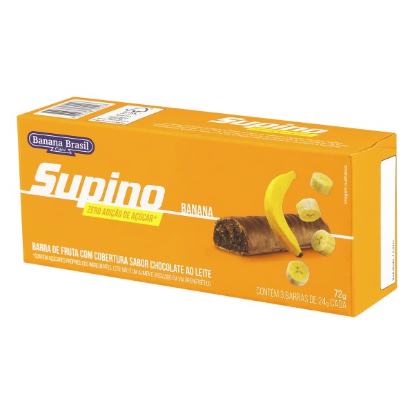 Encontraproduto.com.br - Barra Fruta Supino Banana Com Cobertura Chocolate 72g