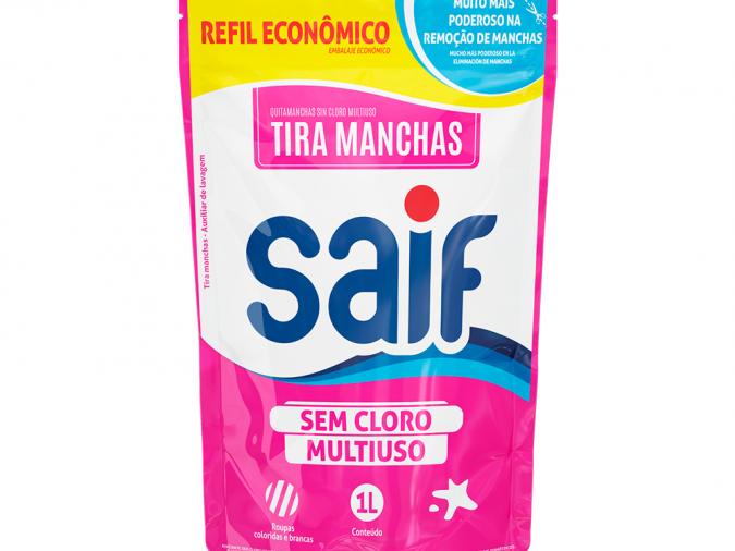 Tira Manchas sem Cloro Saif refil Econômico 1L