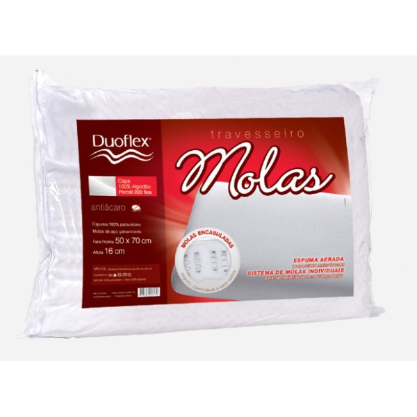 Encontraproduto.com.br - Travesseiro Molas - Duoflex