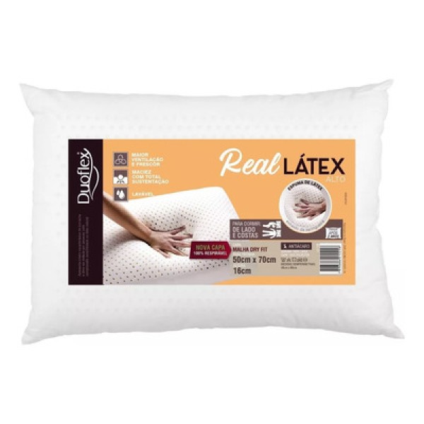 Travesseiro Real Latex Alto - Duoflex