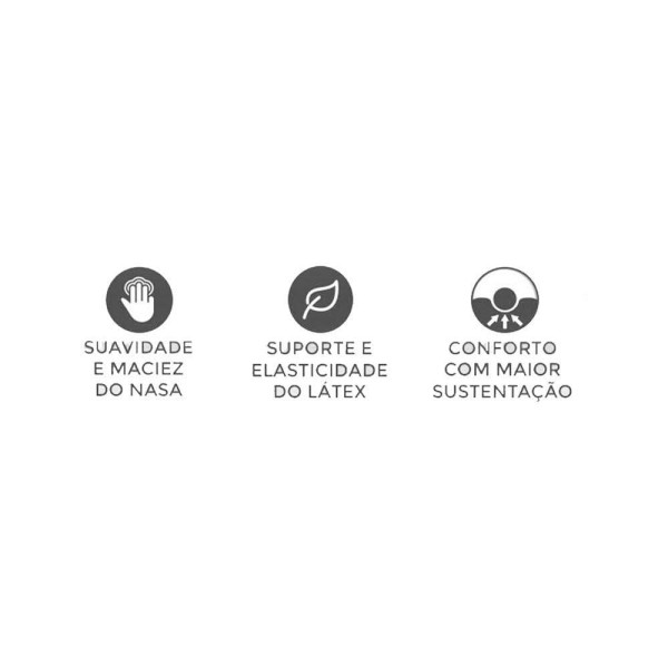 Encontraproduto.com.br - Travesseiro Látex Nasa Nl1101 C/ Capa Percal 200 Fios P/fronha (50x70) - Duoflex